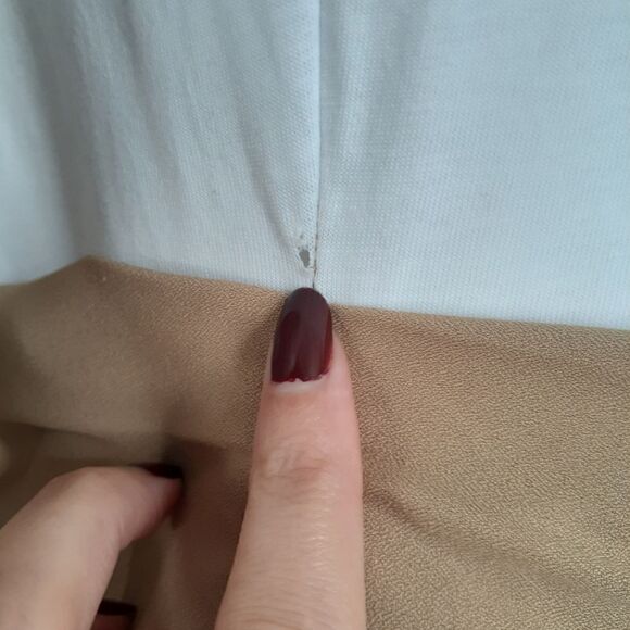 NWT Zara Cotton Blend Colourblock Midi Dress - Picture 5 of 15